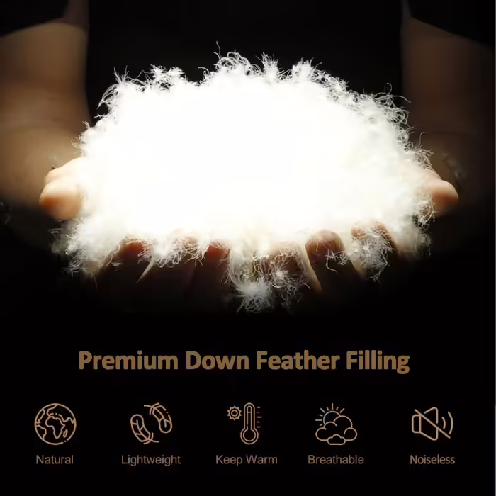 DWR Winter Down Comforter 135x200cm Bedspread made of goose down and feathers, Extra soft organic cotton quilted, Winter warm and thick with high fill power, Down comforter, White 135 x 200 cm White / Winter Down Comforter