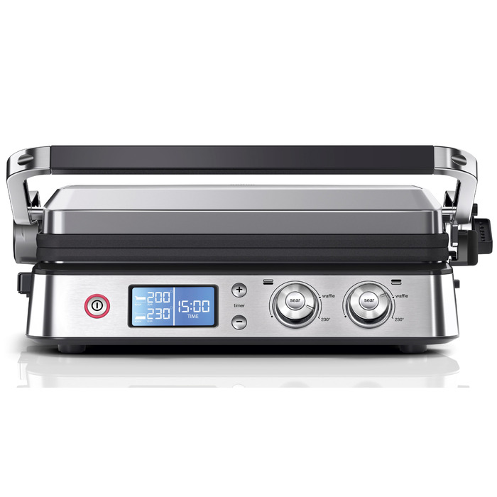 Електричний контактний гриль Braun CG9047, сріблястий/сірий, 2000 Вт