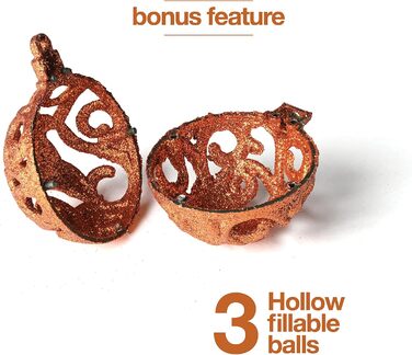 М'які кулі для прикрашання ялинки з міді, 24 шт. - прикраси для ялинки та декорування святкового інтер'єру