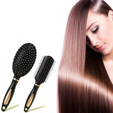 Набір гребінців та щіток для волосся 3 шт. Антистатичні, масажні, для жінок, чоловіків, дітей. Підходить для всіх типів волосся (мокрого та сухого)