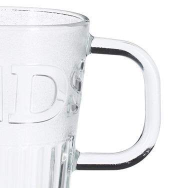 Relaxdays Set of 4 Handle Glasses