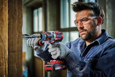 Акумуляторний дриль-шуруповерт Einhell TE-CD 18 Li-i Brushless Power X-Change з ударною функцією, Li-Ion, 18 V, 2 швидкості, 60 Nm, LED-ліхтар, кейс, 2 x 2.0 Ah акумулятори та зарядний пристрій