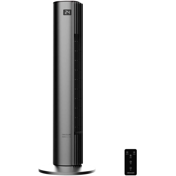 Турбовентилятор Cecotec EnergySilence 9090 Skyline, 76 см, білий, з пультом керування та дисплеєм