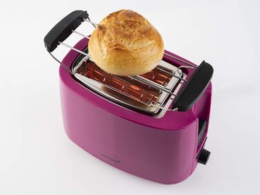 Тостер Korona 21133 зелений - 2 шматочки, 750 Вт з підставою для бургерів, функціями розморожування та підігріву