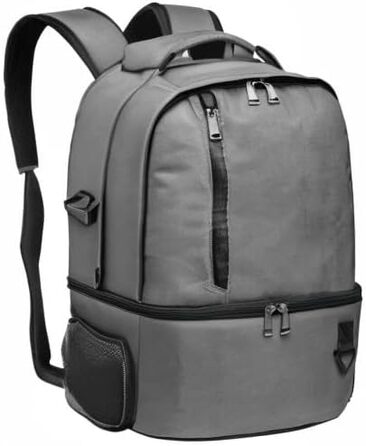28L Insulated Cooler Backpack - Double Layer Thermal Rucksack for Picnics, Camping, and Travel (Gray)