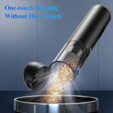 Портативний бездротовий пилосос Minthouz 20 KPa з LED-підсвічуванням, швидка зарядка QC 3.0, для авто, дому та офісу