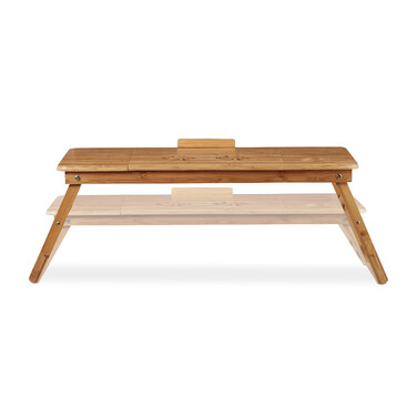 Relaxdays Bamboo Laptop Table XL