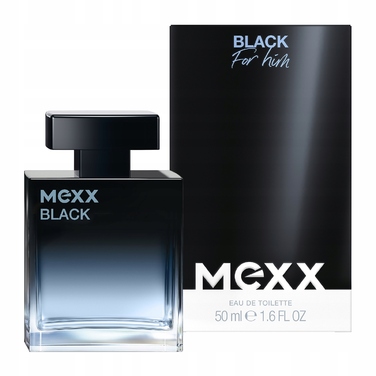 Чоловіча туалетна вода Mexx Black for Him, чорний перець та кедр, 50 мл