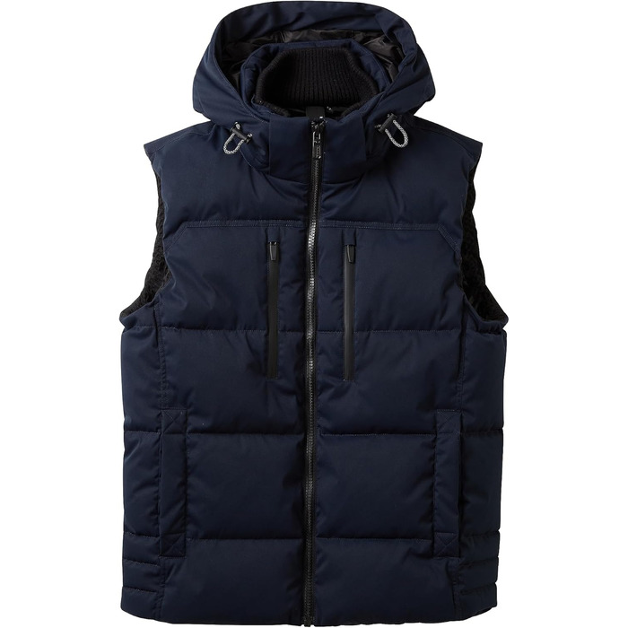 Жилет чоловічий Tom Tailor з капюшоном, стеганий, XXL, колір Sky Captain Blue