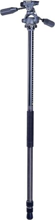 Карбоновий штатив Vanguard VEO 3+ 263CP з відкидною центральною колоною та 3-позиційною головкою для фото та відео