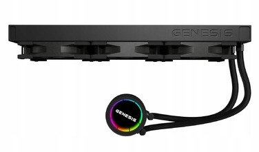 Система водяного охолодження GENESIS Hydria 360 ARGB, чорна