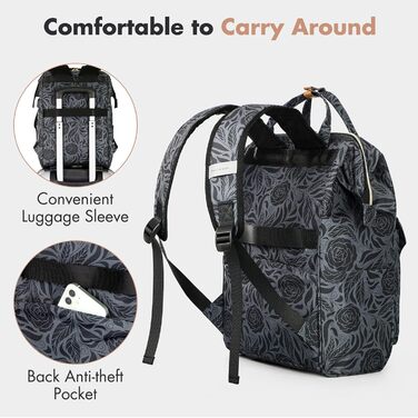 Рюкзак Lekesky для жінок: шкільний, для ноутбука 15.6