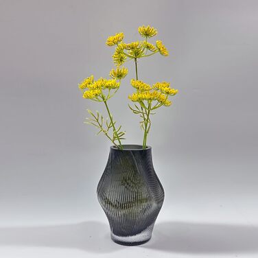 Сучасна скляна ваза ручної роботи для декору столу, велика ваза для квітів в дім або офіс, ідеальна для троянд та тюльпанів