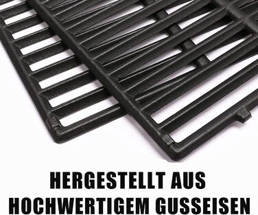 Решітка для гриля Weber Spirit 300 серії (Gusseisen), 44,5 x 30 см. Сумісна з E310, E320, E330, SP310, Genesis Silver B/C