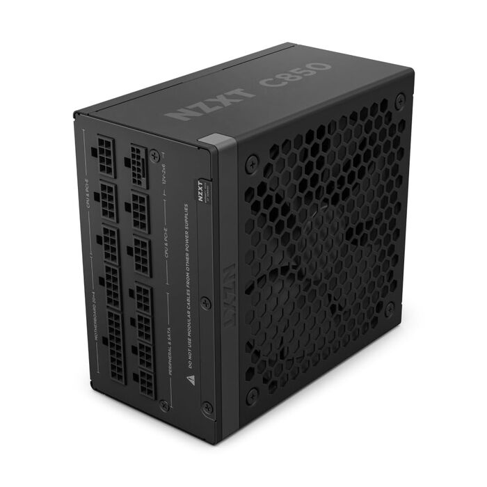 Блок живлення NZXT C850 Gold ATX 3.1, 850 Вт, повністю модульний, 80 Plus Gold, чорний