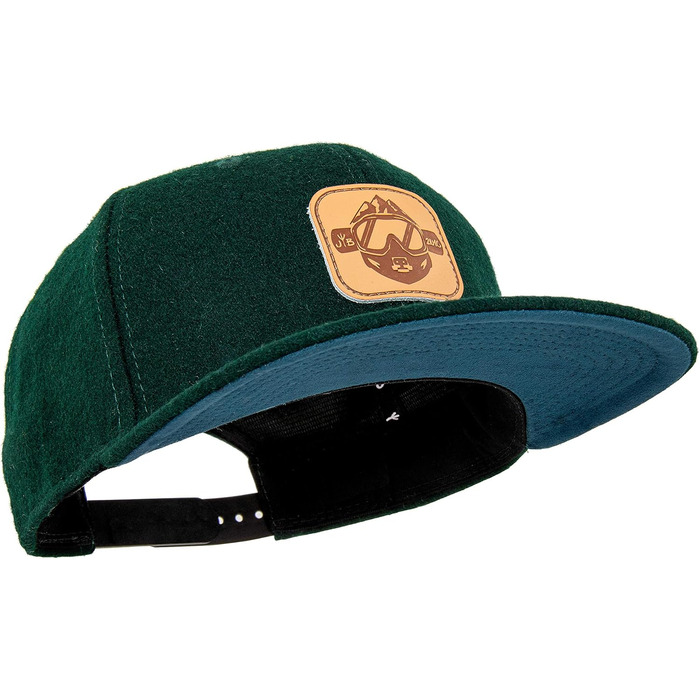 Кепка Jumping Bird бейсболка унісекс • Знімна кепка для активного відпочинку • Фетр, регульований розмір, оливковий • Ідеально для сноуборду