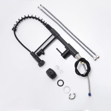 Інфрачервоний сенсорний кран для кухні з висувною лійкою, кухонна арматура 360° поворотна, змішувач для кухні, одноручний змішувач, арматура з спіральною пружиною, кран для мийки, щіткове золото, інфрачервоний сенсор, щіткове золото