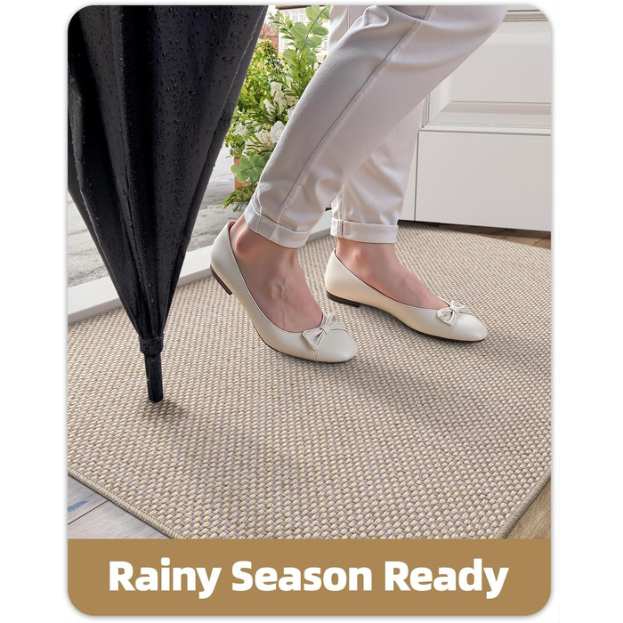 Килимок для дому COLOR&GEOMETRY Klein Schmutzfangmatte, 43x75 см, бежевий