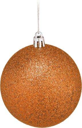 Набір прикрас для ялинки Relaxdays 110 шт., пластикові кулі та гірлянди, новорічний декор