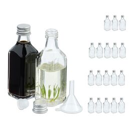 Relaxdays Set of Small Bottles, 50 ml