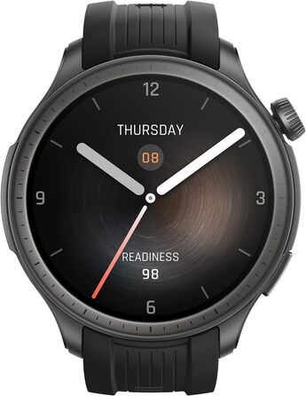 Смарт-годинник Amazfit Balance 46 мм: NFC, GPS, фітнес-трекер, 150 режимів спорту, Bluetooth-дзвінки, моніторинг сну та здоров'я (Чорний)