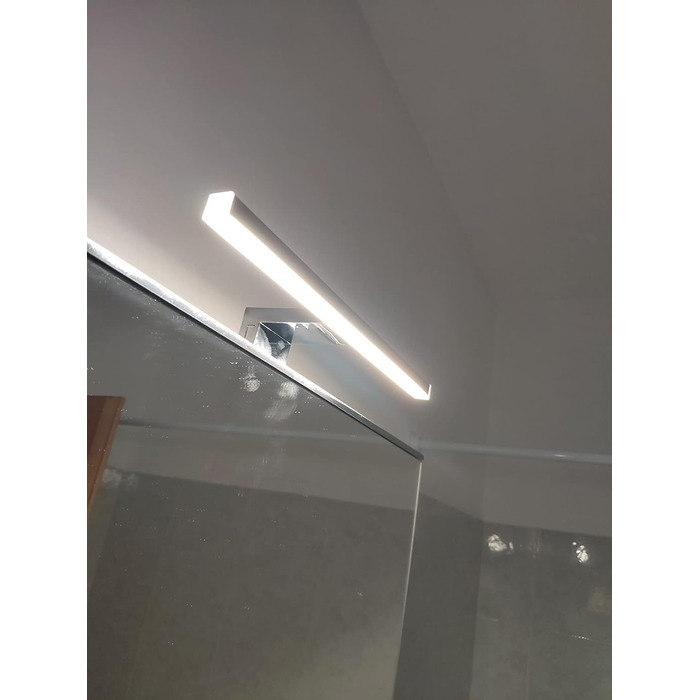 Azhien LED Mirror Light Bathroom 10W 820LM Neutral White 4000K, Slim 14mm Width 3in1 Mounting IP44 230V Wall Light Mirror Lamp 600mm, Flicker-Free Bathroom Vanity Mirror Lights (30cm)