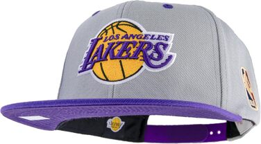 Кепка Mitchell & Ness NBA Lakers Snapback сіра/фіолетова, універсальний розмір
