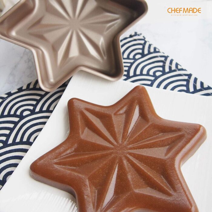 Форма для випічки CHEFMADE Ellipse для сирного пирога, овальна, 20 см, антипригарна, золотиста, для духовки та мультиварки