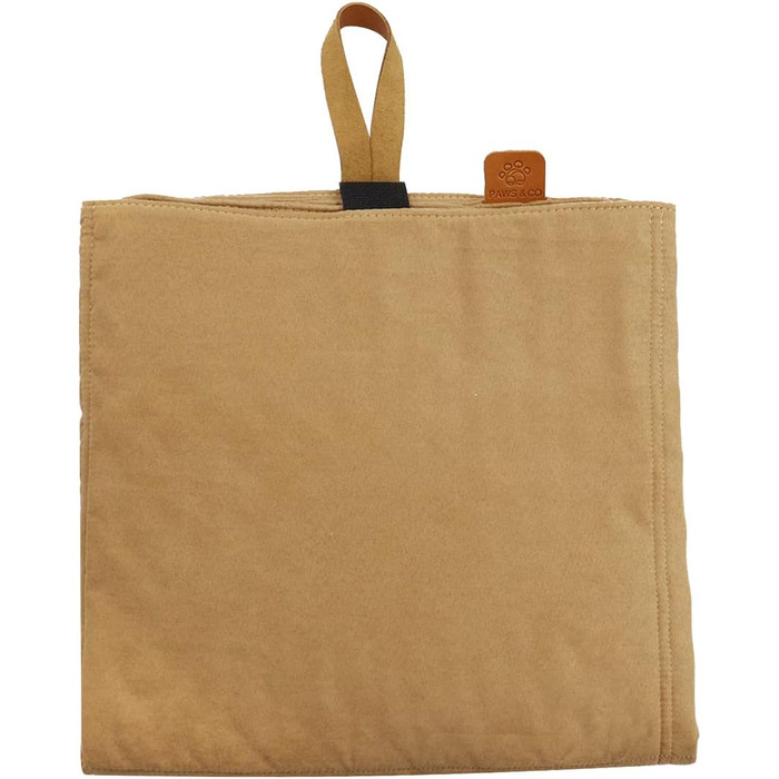 Килимок для собак Paws&Co: портативний, складаний, 75x50 см (L, Коричневий)
