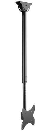 Телескопічний універсальний стельовий кронштейн Techly ICA-CPLB-944S для LED/LCD телевізорів 32-55 дюймів, регулювання висоти 81.8-139.7 см, чорний
