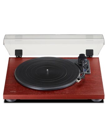 Програвач вінілу Teac TN-180BT-A3 Cherry з Bluetooth, ремінним приводом та вбудованим фонокоректором