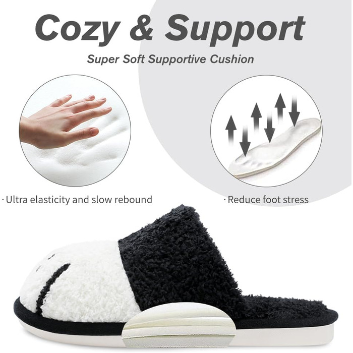 Тапочки зимові жіночі зі славними тваринами, теплі плюшеві, з принтом відбитків лап собак. Чоловічі та жіночі, для дому та вулиці, з антиковзким покриттям. Чорний колір, розмір 38/39 EU