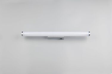 Trio Leuchten LED Bathroom Wall Light Mattimo 283274106, Metal Chrome, White Plastic, 4.3 Watt LED (Width 60cm)