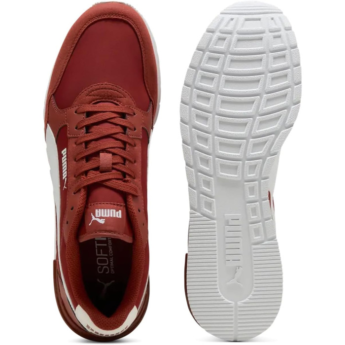 Кросівки Puma St Runner V2 NL Unisex для дорослих та дітей, Bordeaux Red White (39 EU)