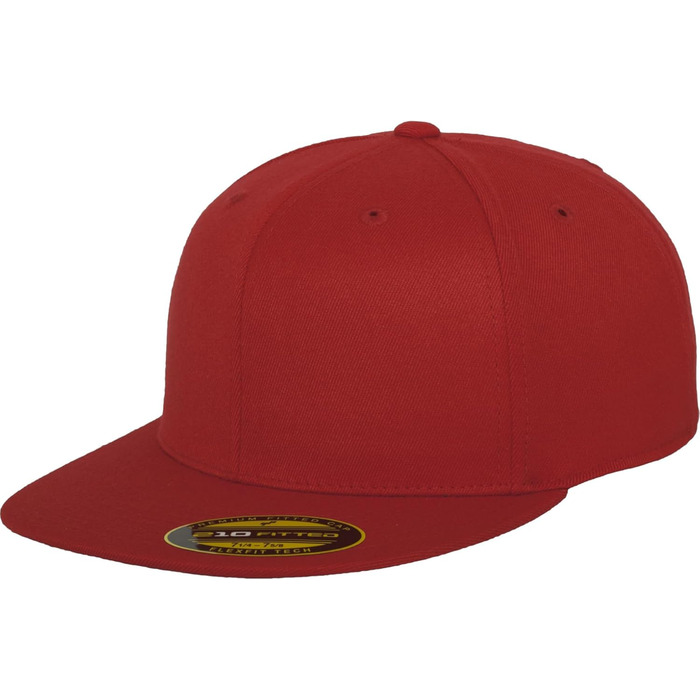 Шапка Flexfit Unisex Premium 210 Fitted (L-XL, Червона) - Оригінальна якість