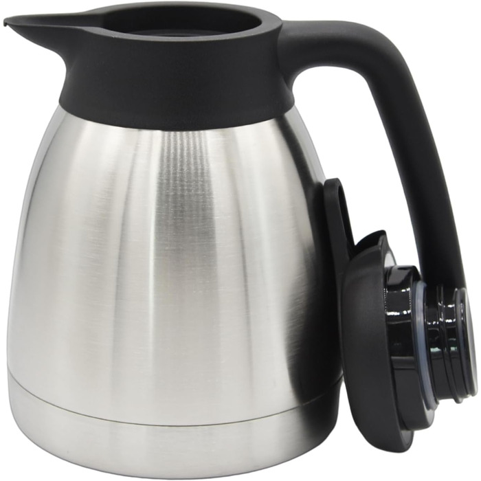 TRINKBASIS Insulated Carafe 1.5 L – Double-Walled Stainless Steel Thermos for up to 10 Cups of Coffee or Tea - Coffee Pot, Teapot
