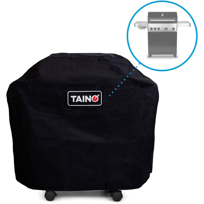 Чохол для газового гриля TAINO Platinum Black, 4 конфорки, водонепроникний захист