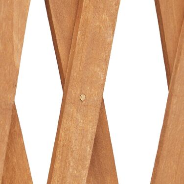 Relaxdays Trellis, extendable, freestanding, for garden, balcony, terrace, climbing aid, HxBxT: 100 x 165 x 30 cm, brown