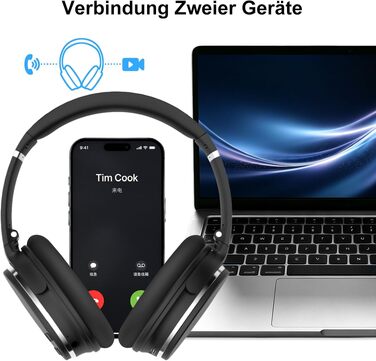 Бездротові навушники з активним шумозаглушенням Srhythm NC25, Bluetooth, Hi-Fi звук, глибокий бас, NFC, вбудований мікрофон, чорні