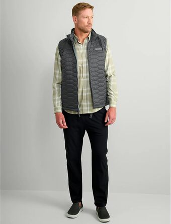 Жилет HUK Scale для чоловіків, утеплений, з DWR просоченням, для риболовлі (M, nachteule)