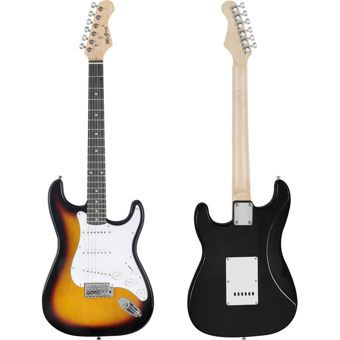 Електрогітара McGrey Rockit ST Комплект (8 предметів) з усіма аксесуарами, сонячний колір