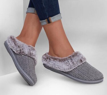 Жіночі домашні капці Skechers Cozy Campfire-Home Essential, сірі, розмір 41 EU