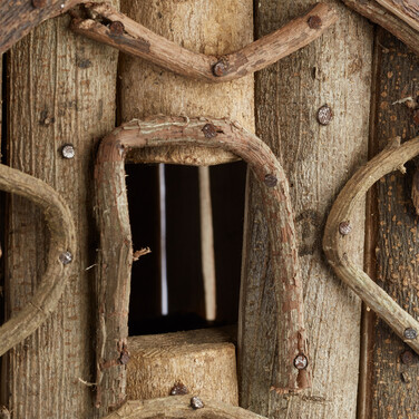 Relaxdays Standing Birdhouse for Decoration