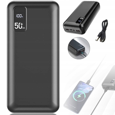 Потужний павербанк 50000 mAh 22.5W PD: швидка зарядка та універсальна сумісність