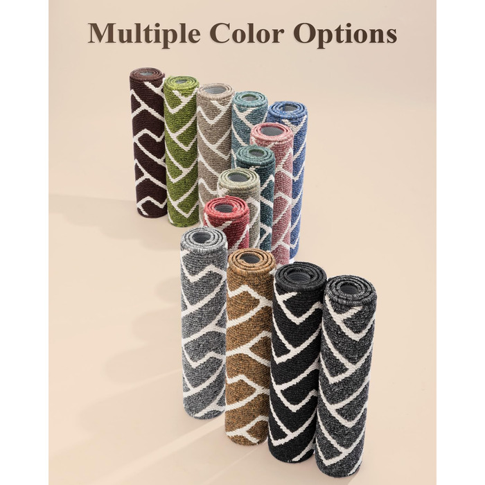 Килимок для дому Black 50x80 см, вологостійкий, антиковзаючий. Підходить для входу, коридору, саду, дому та тварин.