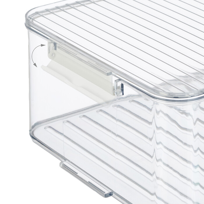 Relaxdays Refrigerator Organizer 4-Piece Set