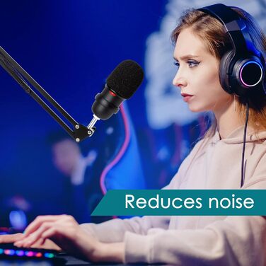 Підставка для мікрофона SoloCast від YOUSHARES: мікрофонний кронштейн з кріпленням для HyperX SoloCast, з поп-фільтром