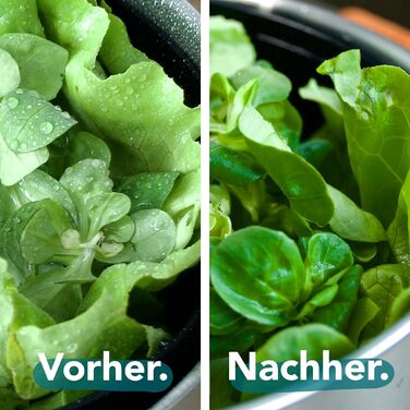 Салатниця-центрифуга з нержавіючої сталі (4,5л) + овочевий тертки з 5 лезами | Зручне віджимання салату завдяки неслизькому дну та ручним приводом