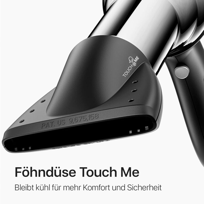 Професійний фен Swiss Steel Master Light: легкий, з іонізацією, 2000 Вт, 3 режими, з нержавіючої сталі