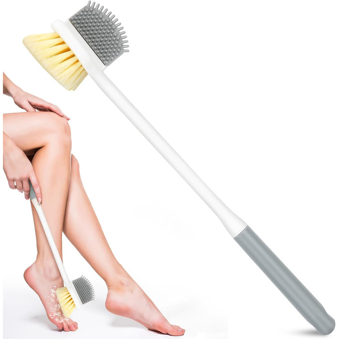 Щітка для ніг з довгою ручкою для душу, щітка для миття ніг, аксесуар для догляду за ногами для літніх людей